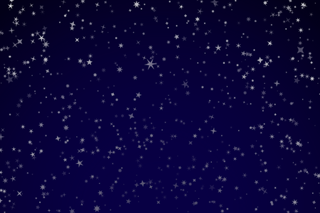 A night sky full of pretty twinkling stars.